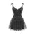 Spaghetti Strap Camisole Dress: Tulle mesh mini dress, for summer, parties, and any occasion from NSE Imports #5.