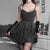 Spaghetti Strap Camisole Dress: Tulle mesh mini dress, for summer, parties, and any occasion from NSE Imports #10.