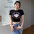 Hail Satan, Watch Anime Cartoon Goat Pentagram Cropped Top: A Cute and Evil Way to Express Yourself from NSE Imports #11.