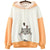 Kawaii Hamster Hoodie with Ears for Women Long Sleeve Girls Hoodie from NSE Imports #13.