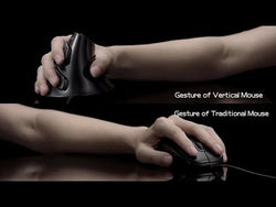 Delux M618BU Vertical Ergonomic Mouse: Wired mouse with palm rest and 6 buttons from NSE Imports #12.