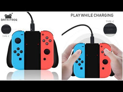 Grip Handle for Nintendo Switch With Charging Function: Play and Charge, Great For Long Games from NSE Imports #11.