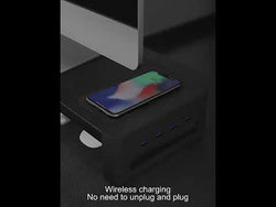 Aluminium Alloy Computer Laptop Monitor Stand with USB 3.0 Ports and Wireless Charger from NSE Imports #16.