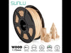 SUNLU Wood Fibre PLA Filament: Make great wood effect prints, 1.75mm 1kg/2.2lb Spool for 3D Printer from NSE Imports #16.