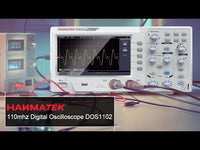 Hanmatek DOS1102 Digital Oscilloscope: 100mhz 2 channel 1gsa/s 7 inch LCD USB PC Connection