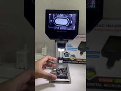 Mustool G600 Digital Metal Stand 1-600X 3.6MP Microscope Magnifier 4.3in HD LCD from NSE Imports #15.