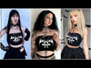 Gothic Gargoyle Skull Demon Print Strapless Women's Top Black Bandage Bodycon Crop Top Rock Punk Mall Goth Grotesques from NSE Imports #22.
