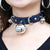 Cat Bell Collar Choker - Gothic Punk Rock PU Leather Cosplay Necklace from NSE Imports #4.