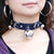 Cat Bell Collar Choker - Gothic Punk Rock PU Leather Cosplay Necklace from NSE Imports #5.