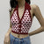 Knitted Sleeveless Heart Print Tank Top Halter Neck Women Backless Cardigan Sexy Small Vest Kawaii Harajuku Cute Sweet from NSE Imports #8.