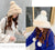 Knitted Woolly Hat With Faux Fur Trim and Pom Poms: Cute Winter Hat Female Russian Style Thick Warm Fur Hat Ladies Ski Girls from NSE Imports #39.