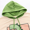 Thumbnail for Little Monster Cute Dinosaur Hoodie T-shirt Patchwork Tee Women Pullover Top Harajuku Kawaii Japanese Text from NSE Imports #10.