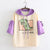 Little Monster Cute Dinosaur Hoodie Tee T-shirt Patchwork Harajuku Japanese Text Kawaii Women Pullover Top from NSE Imports #14.