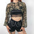 Mesh Camouflage Women's Crop Top See-Thru Sheer Sexy Hooded Women's Hoodie Cropped Streetwear from NSE Imports #24.