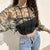 Mesh Camouflage Women's Crop Top See-Thru Sheer Sexy Hooded Women's Hoodie Cropped Streetwear from NSE Imports #32.