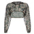 Mesh Camouflage Women's Crop Top See-Thru Sheer Sexy Hooded Women's Hoodie Cropped Streetwear from NSE Imports #9.