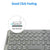 Mini Folding Bluetooth 5.1 Keyboard: Great for working on the move. For Windows, Android, iOS and Mac from NSE Imports #15.