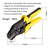 Paron JX-1601-06 JX-1601-08 JX-1601-10 JX-1601-2546 Multifunctional Ratchet Crimping Tool and Jaws Terminal Pliers from NSE Imports #3.