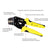 Paron JX-D5301S Multifunctional Ratchet Crimping Tool Wire Strippers Terminals Pliers Kit from NSE Imports #3.