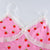 Pink Strawberry and White Lace Camisole Top: Cute top for indoors, outdoors, clubbing or nightwear from NSE Imports #12.