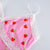 Pink Strawberry and White Lace Camisole Top: Cute top for indoors, outdoors, clubbing or nightwear from NSE Imports #14.