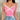 Thumbnail for Pink Strawberry and White Lace Camisole Top: Cute top for indoors, outdoors, clubbing or nightwear from NSE Imports #6.