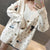 Polka Dot and Clouds Cartoon Women's Cardigan Embroidery V-Neck Long Sleeve Harajuku Kawaii Korean Style Girls Cardigan from NSE Imports #16.