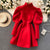 Puff Sleeve Turtleneck Dress Autumn Winter Long Sleeve Dresses Women Party Christmas Slim A-Line Elegant New Year Woman from NSE Imports #7.