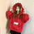 Ruffled Women's Hoodie with Lace Bow & Pom Poms Pockets Ladies Hooded Sweatshirt Kawaii Harajuku Cute Baby Japanese Lolita Style from NSE Imports #27.