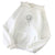 Simple Flower Outline Women's Hoodie: An everyday casual from NSE Imports #15.