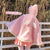 Sweet Heart Hooded Cloak with Cat Ear & Wings: Super Kawaii winter shawl with hearts from NSE Imports #12.