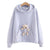 Teddy Bear Companion Lightweight Women's Hoodie: A Cute and Comfy Way to Stay Warm from NSE Imports #6.