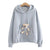 Teddy Bear Companion Lightweight Women's Hoodie: A Cute and Comfy Way to Stay Warm from NSE Imports #8.