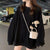 Teddy Bear Companion Lightweight Women's Sweatshirt Pullover Cute Kawaii Harajuku Girls Top Korean Style from NSE Imports #20.