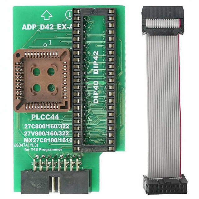 XGecu T48 DIP42/PLCC44 Module ADP_D42_EX-A, Read, Program and Test DIP42 and PLCC44 Chips such as 27C800 MX2171610 TL866-3G from NSE Imports #1.