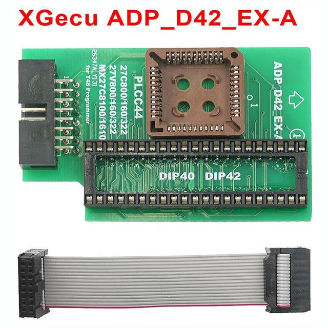 XGecu T48 DIP42/PLCC44 Module ADP_D42_EX-A, Read, Program and Test DIP42 and PLCC44 Chips such as 27C800 MX2171610 TL866-3G from NSE Imports #3.